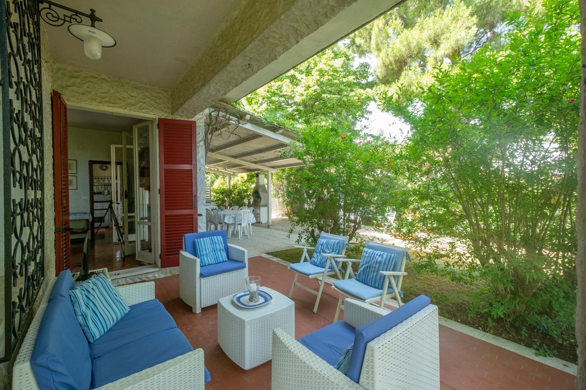 142 - Villa Blu A Marcelli - Villa Quadrilocale A Marcelli Con Ampio Giardino , Aria Condizionata E Wifi - Spiaggia Inclusa Nel Prezzo المظهر الخارجي الصورة