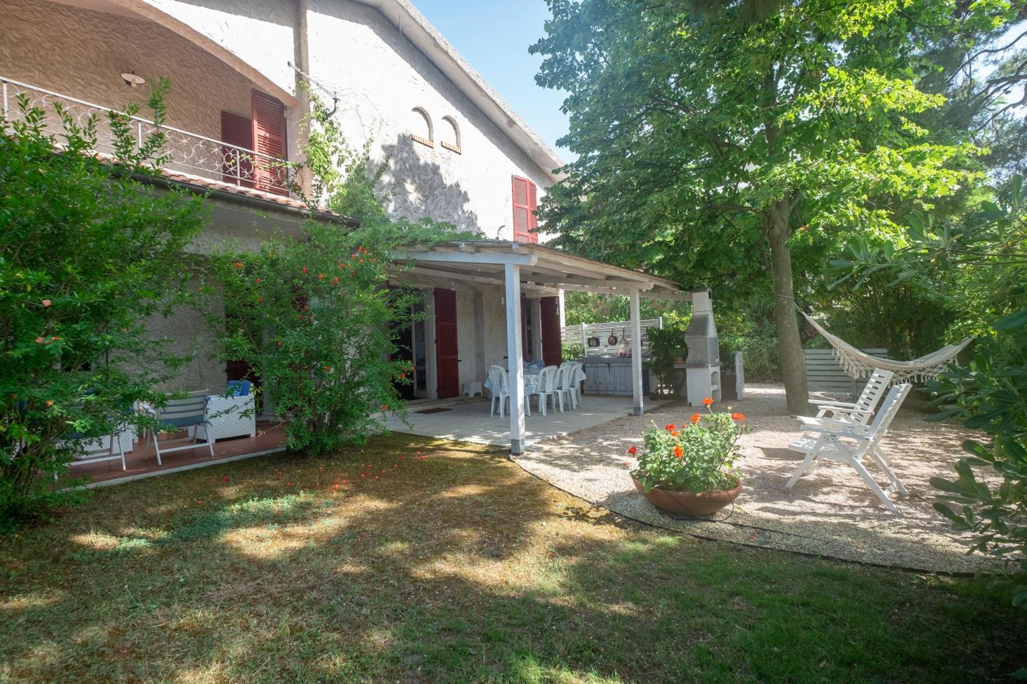 142 - Villa Blu A Marcelli - Villa Quadrilocale A Marcelli Con Ampio Giardino , Aria Condizionata E Wifi - Spiaggia Inclusa Nel Prezzo المظهر الخارجي الصورة